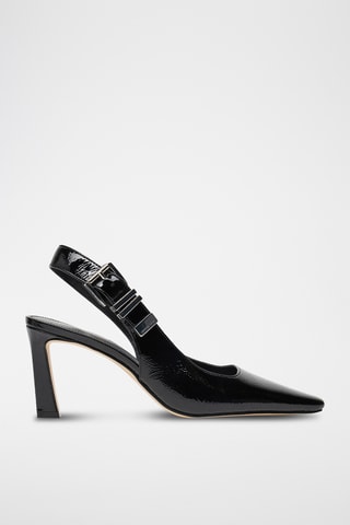 Escarpins en cuir verni - Noir