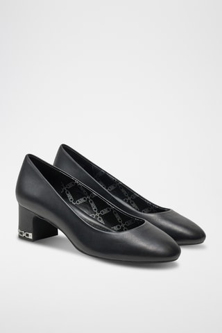 Escarpins en cuir - Noir