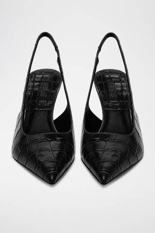 Escarpins en cuir verni - Noir