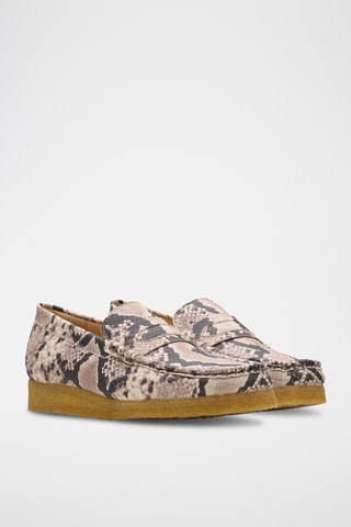 Mocassins en cuir WallabeeLoafer - Beige