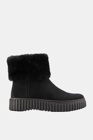 Bottines fourrées en nubuck Torhill Turn - Noir