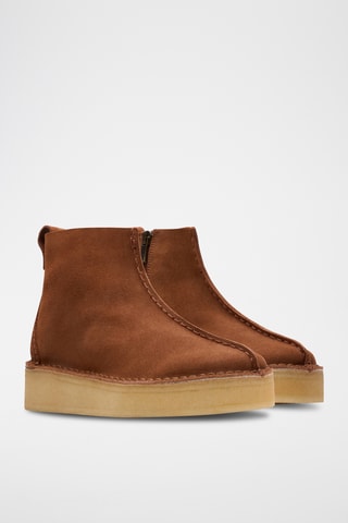 Bottines en nubuck Trek - Marron
