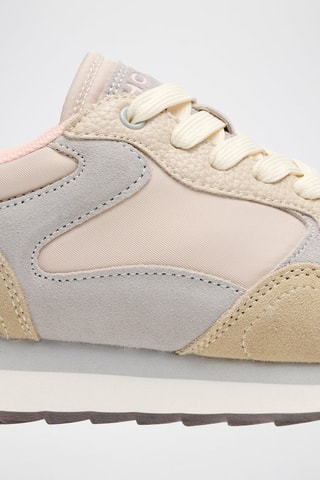 Baskets en cuir Antibes - Taupe