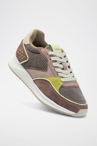 Baskets en cuir La Concorde - Kaki