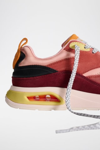 Baskets en cuir Marcana - Bordeaux