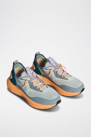 Baskets Flash - Vert et orange