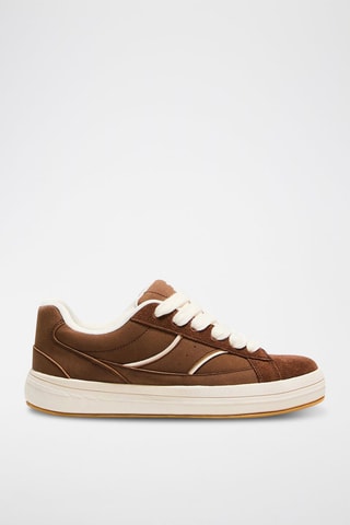 Baskets - Marron et blanc