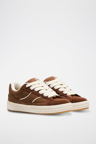 Baskets - Marron et blanc