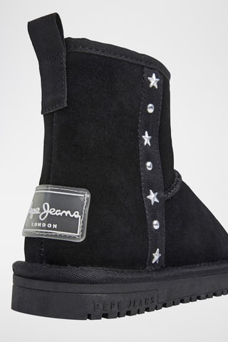 Bottines fourrées en nubuck Diss Rock G -  Noir