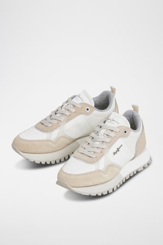 Chaussures de running en nubuck  Ari Soft W -  Beige