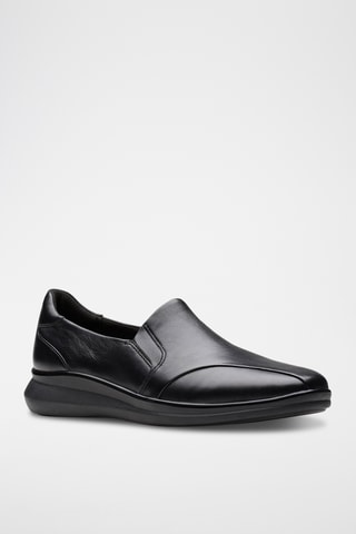 Slip-on en cuir Lynell - Noir