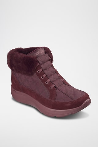 Bottines fourrées - Bordeaux