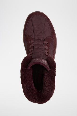 Bottines fourrées - Bordeaux