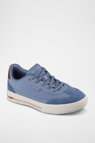 Baskets en cuir - Bleu
