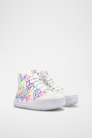Baskets montantes - Blanc