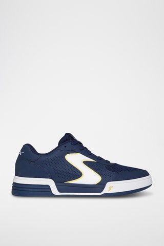 Baskets en cuir - Bleu