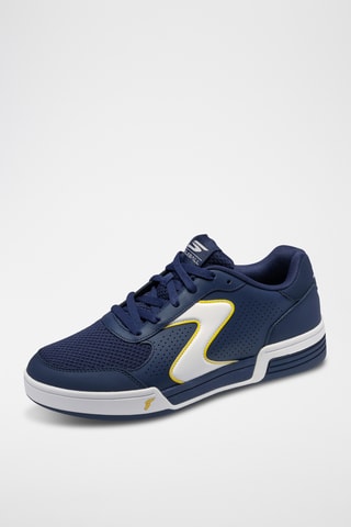 Baskets en cuir - Bleu