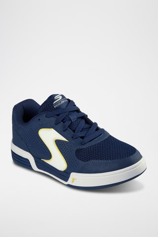 Baskets en cuir - Bleu