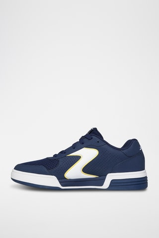 Baskets en cuir - Bleu