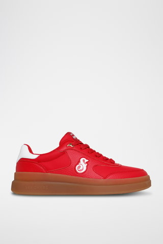 Baskets plateformes - Rouge