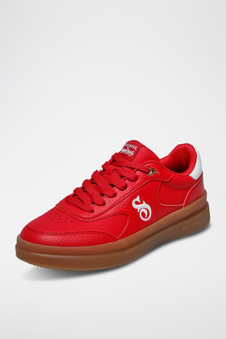 Baskets plateformes - Rouge