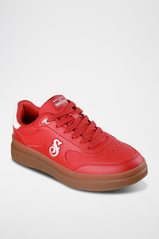 Baskets plateformes - Rouge