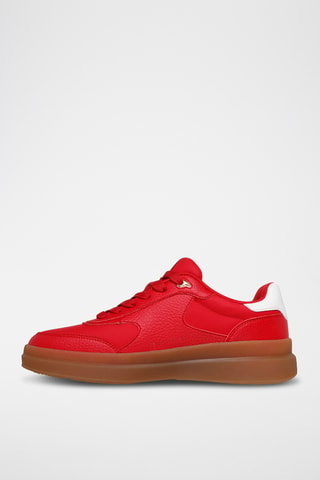 Baskets plateformes - Rouge