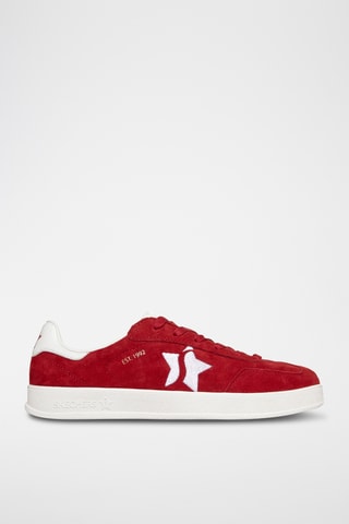 Baskets en cuir - Rouge