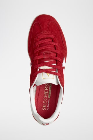 Baskets en cuir - Rouge