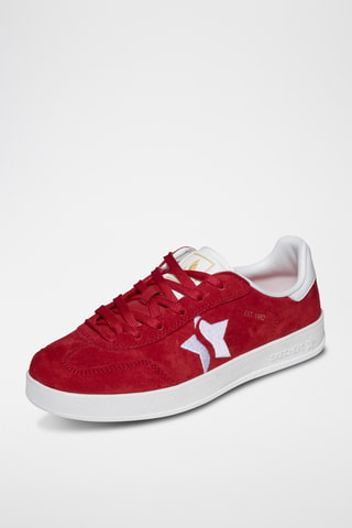 Baskets en cuir - Rouge