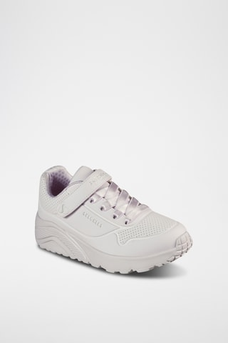 Baskets plateformes en cuir - Lilas