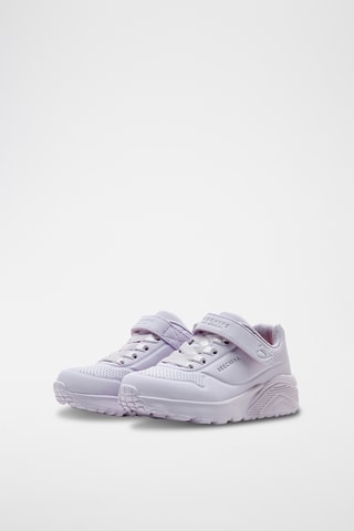 Baskets plateformes en cuir - Lilas