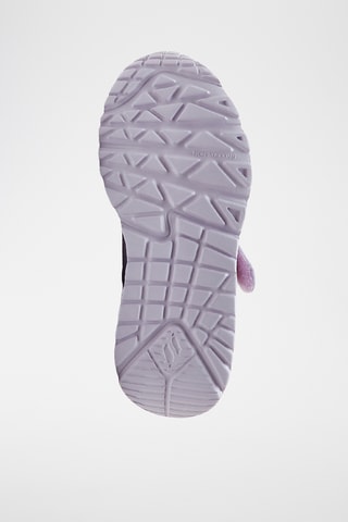 Baskets plateformes en cuir - Lilas