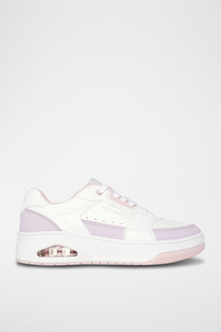 Baskets plateformes en cuir - Blanc