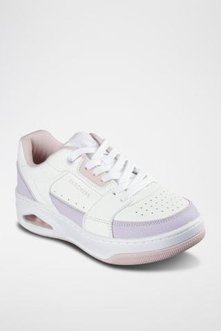 Baskets plateformes en cuir - Blanc