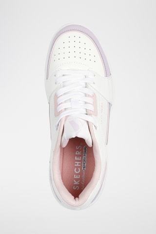 Baskets plateformes en cuir - Blanc