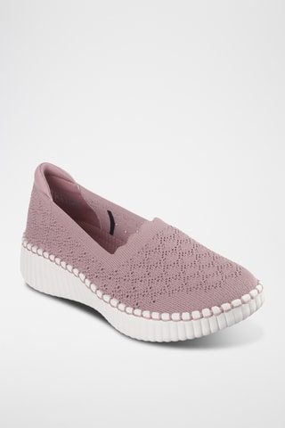 Mocassins compensés - Rose