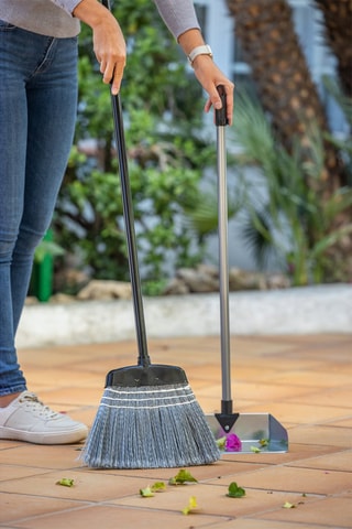 Brosse pour balai de jardin Noir