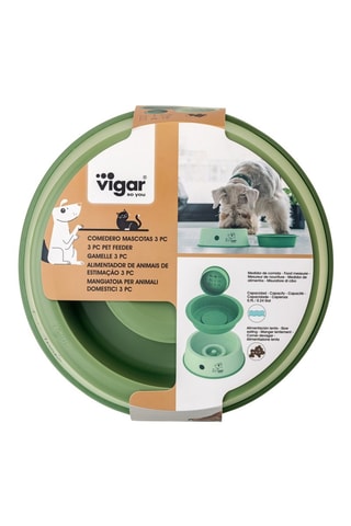 Set gamelle pour animaux - 24,7 × 24,7 × 9 cm