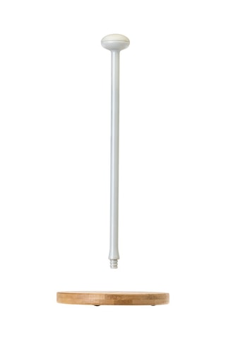 Porte essuie-tout en bambou - 15,5 x 15,5 x 32,5 cm