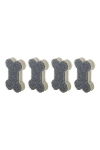 4 éponges - 11 × 7,5 × 3,5 cm