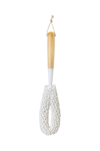 Brosse de nettoyage de verres en bambou