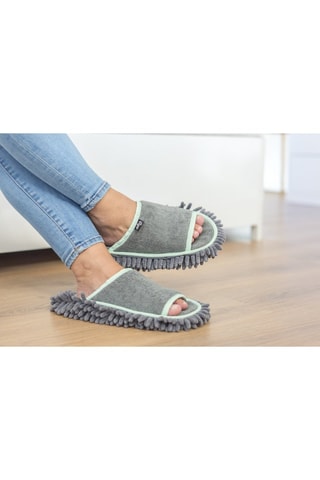 2 paires de pantoufles - Bleu et gris