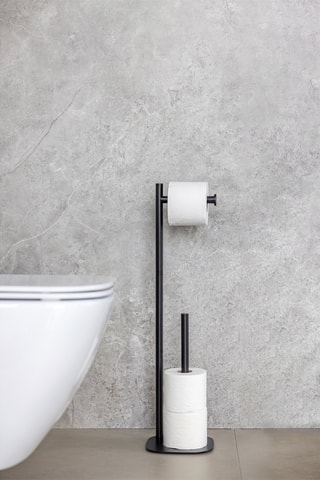Porte-rouleau de papier toilette - Noir