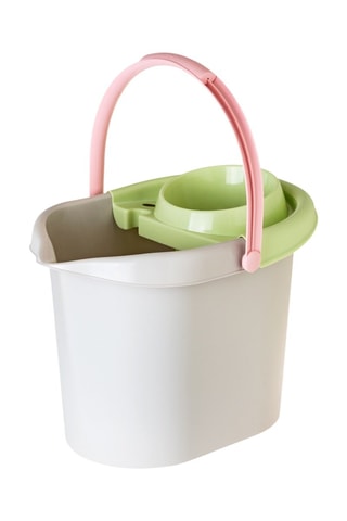 Seau rectangulaire avec essoreuse - 12 l