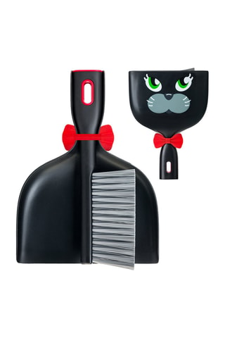 Balayette et pelle Felix Anthracite et rouge