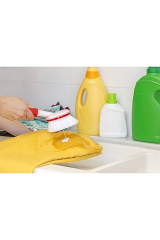 Brosse de nettoyage avec distributeur de savon - 21,5 x 6 x 12 cm