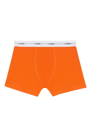 3 boxers Teencooliz - Orange et blanc