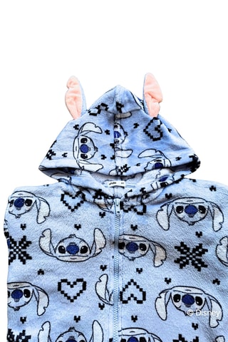 Combinaison de pyjama à capuche Stitch Lilo et Stitch Disney Kidloverstitchiz - Bleu