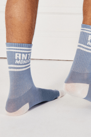 Chaussettes Antimondiz - Bleu clair